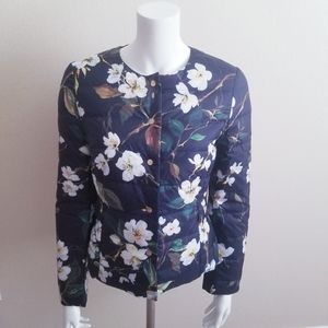 Floral Quilted Down Jacket  Escada